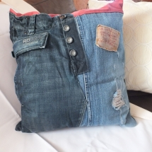 Coussins en Jeans