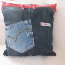 Coussins en Jeans