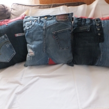 Coussins en Jeans